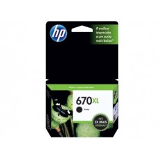 Cartucho de Tinta HP CZ117AB Nº670XL Preto Cartucho de Tinta HP CZ117AB Nº670XL Preto
